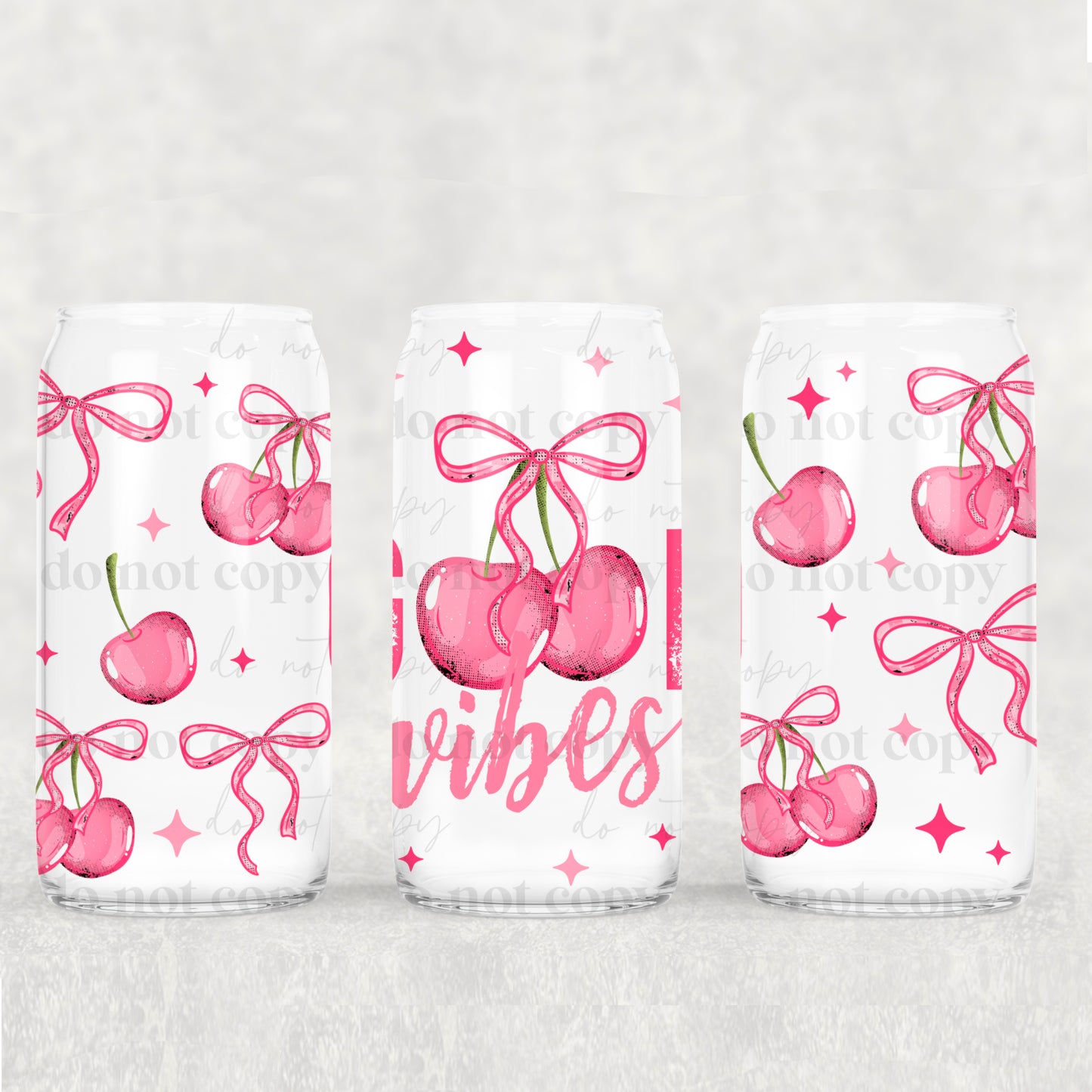 Good Vibes Cherries- UV Libby Wrap