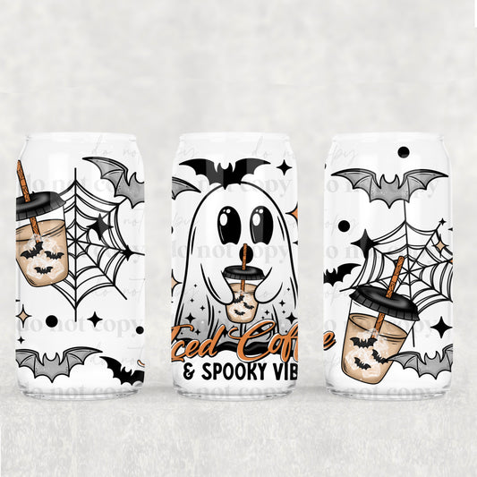 Iced Coffee and Spooky Vibes - UV Libby Wrap