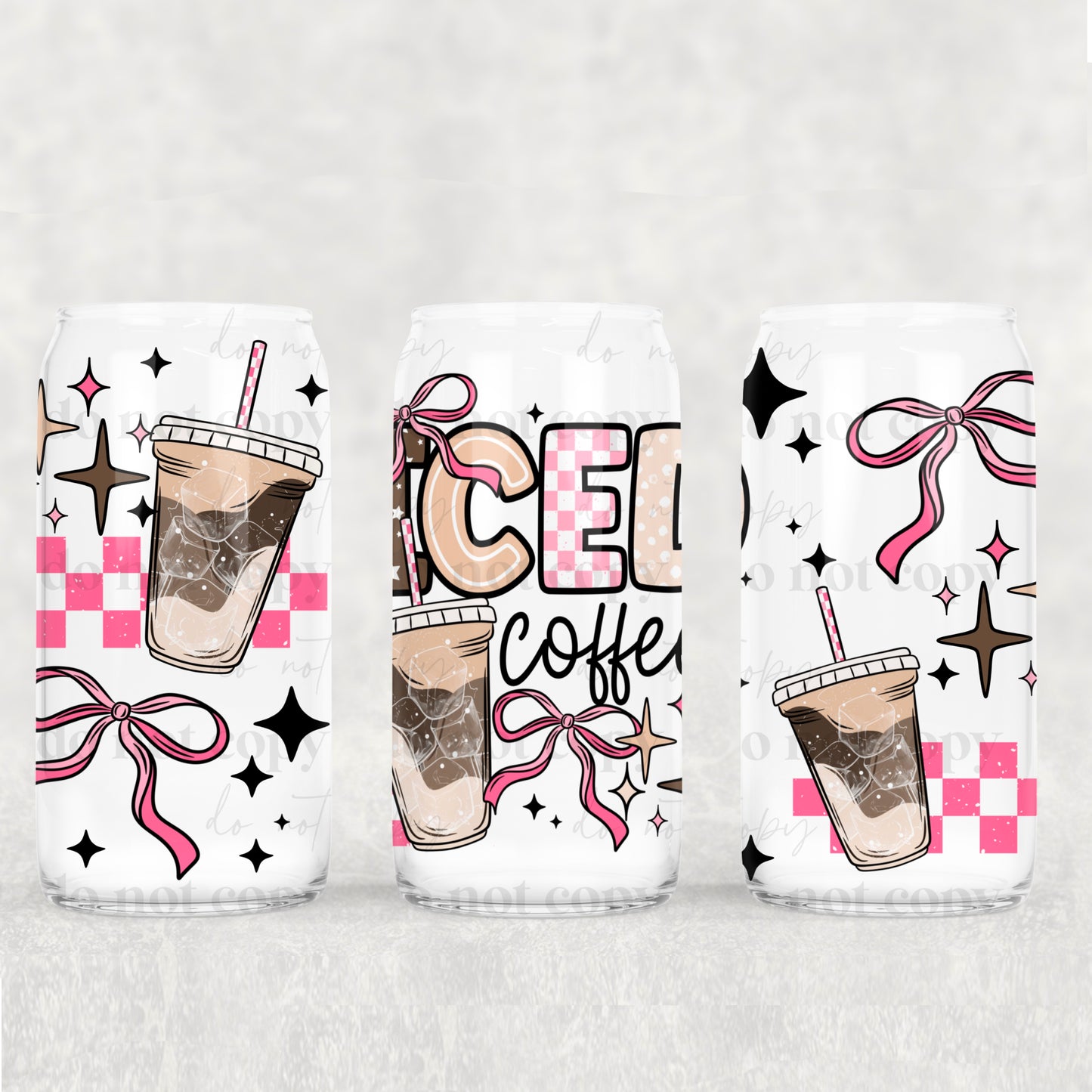 Iced Coffee Pink - UV Libby Wrap