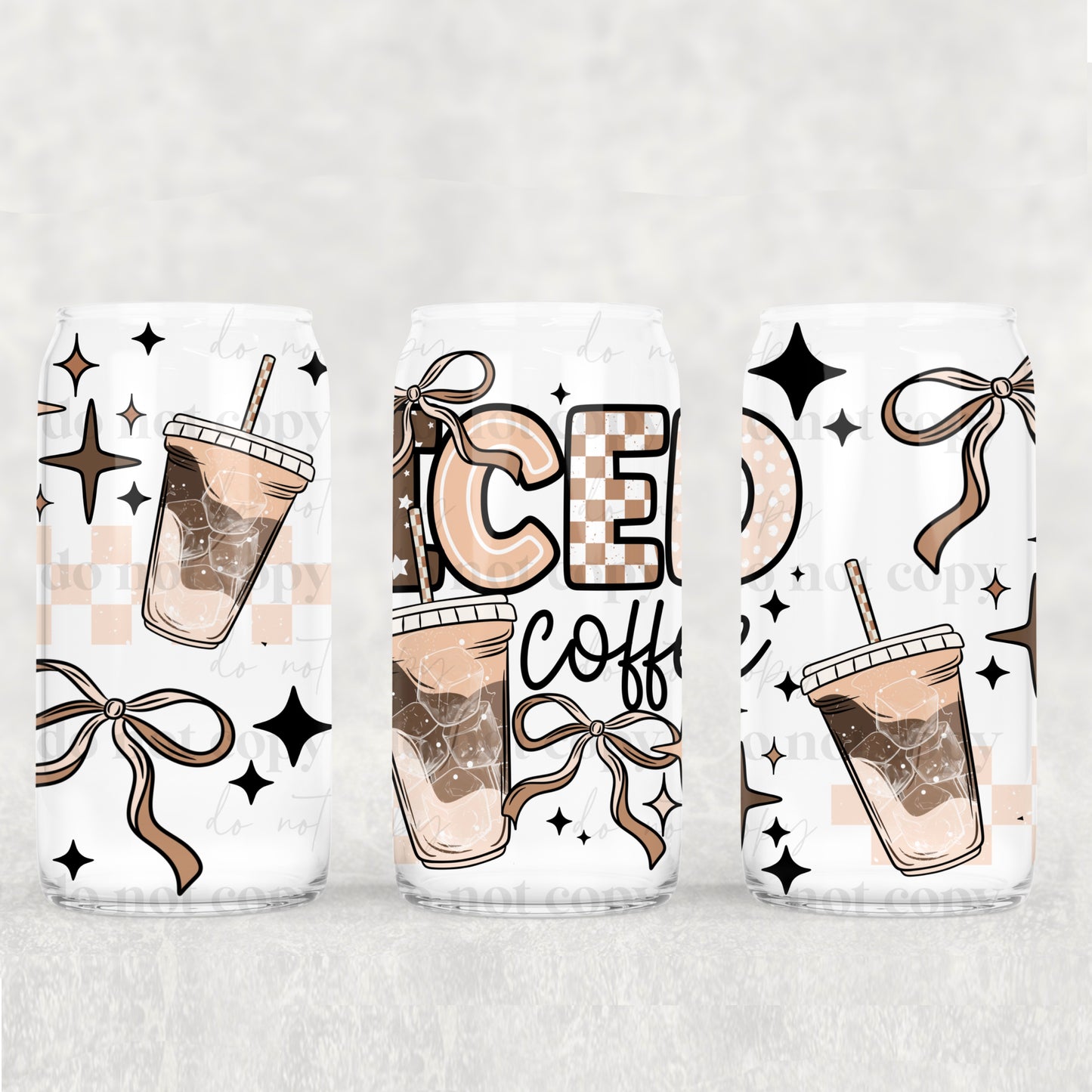 Iced Coffee Brown - UV Libby Wrap