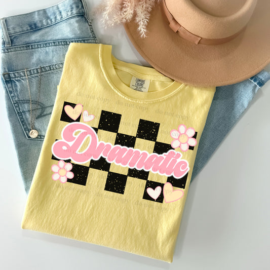 Dramatic Checker Flowers