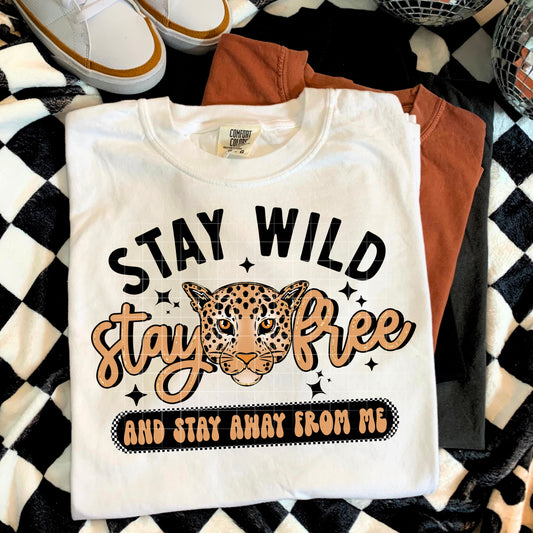Stay Wild Stay Free (black)
