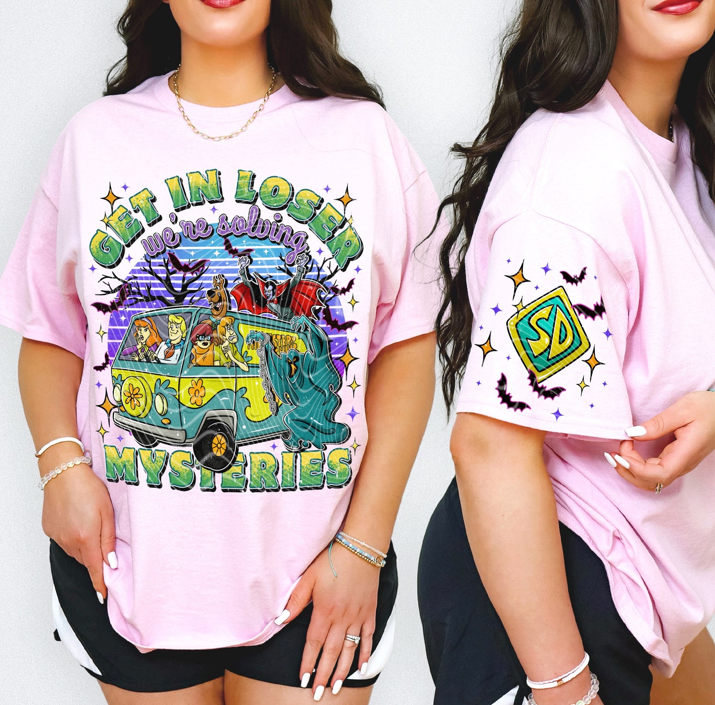 Get in loser we're solving mysteries-POCKET/SLEEVE