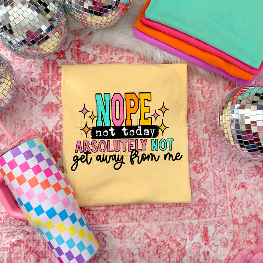 Nope not today (black)