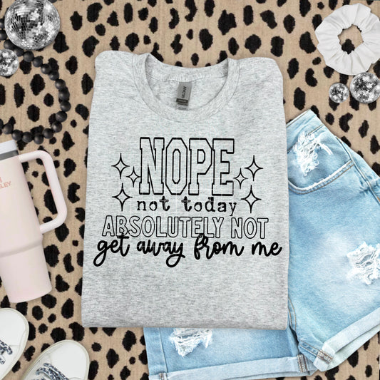 Nope not today (black)