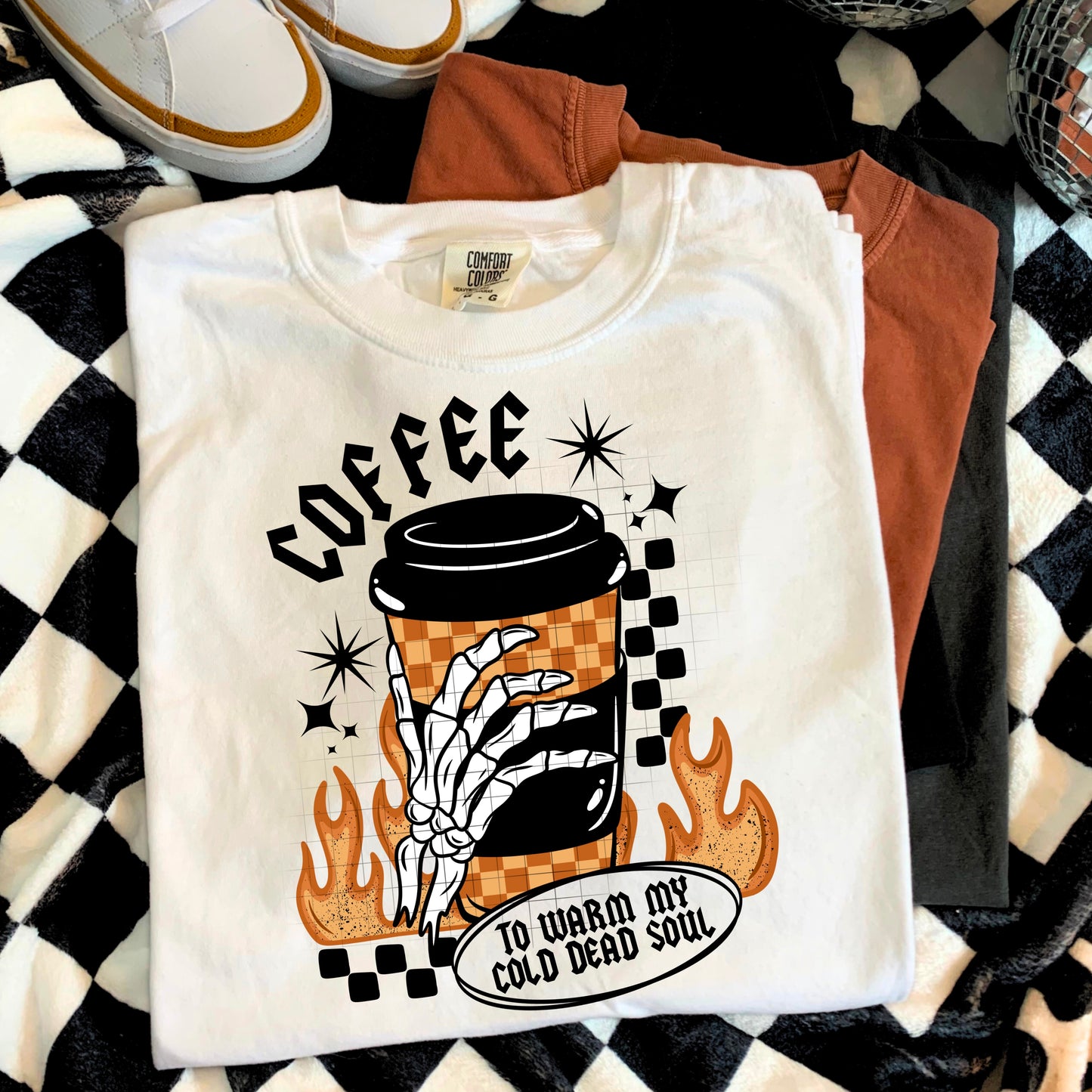 Coffee to warm my dead soul (black)