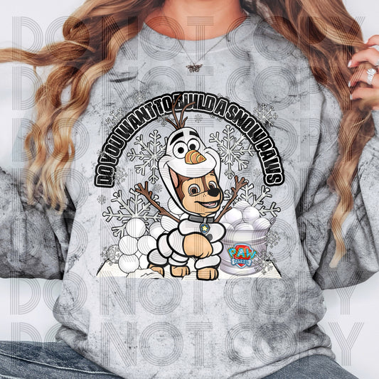 Puppies Do you want to build a snowman