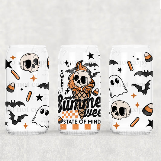 Summer Vibes Skull- UV Libby Wrap