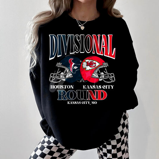 Divisional Chiefs and Texans - white