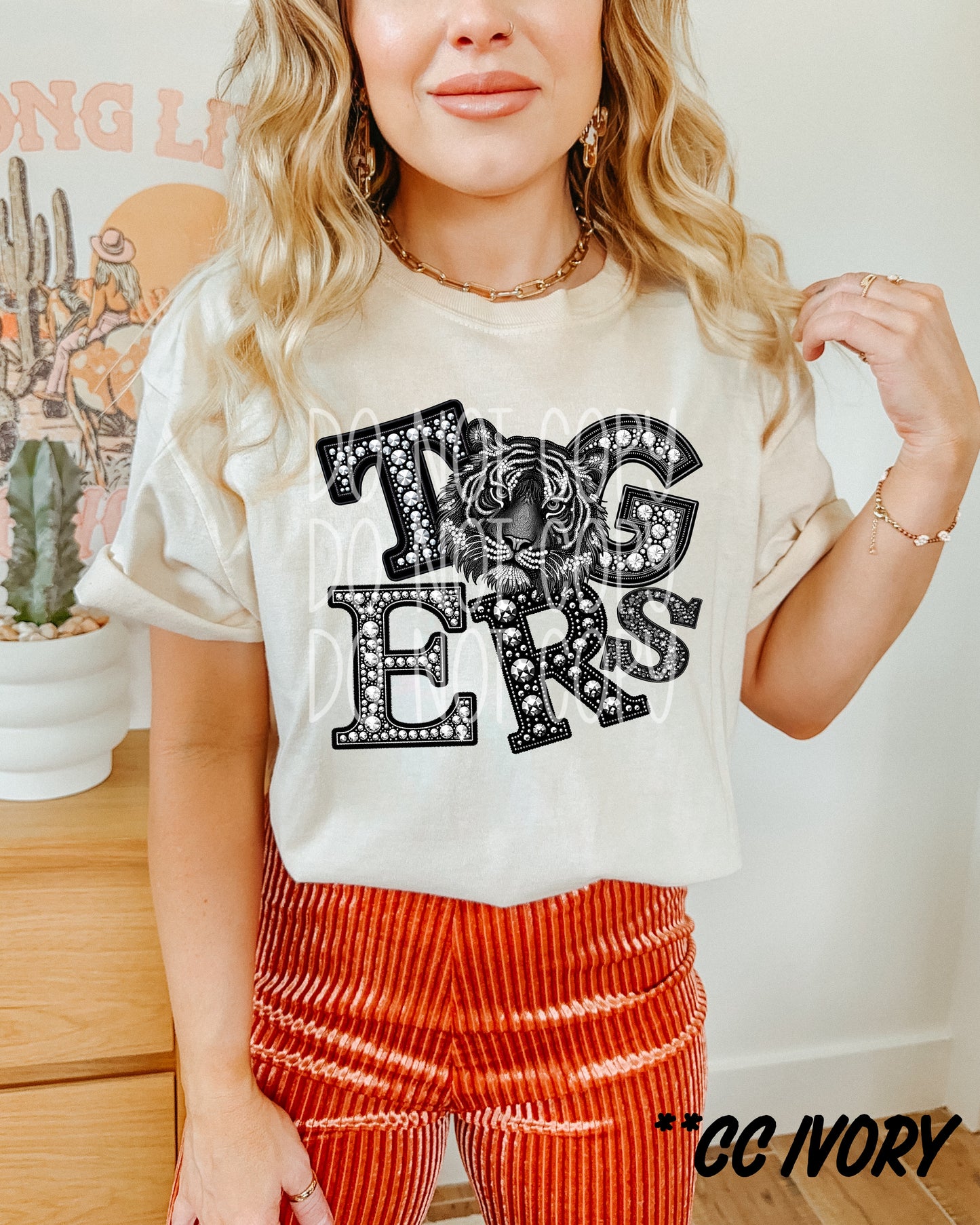 Rhinestone Tigers