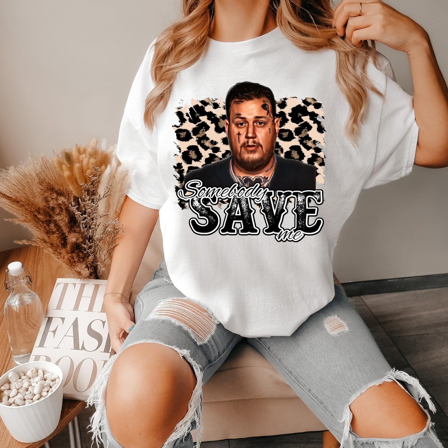 Somebody save me - cheetah print