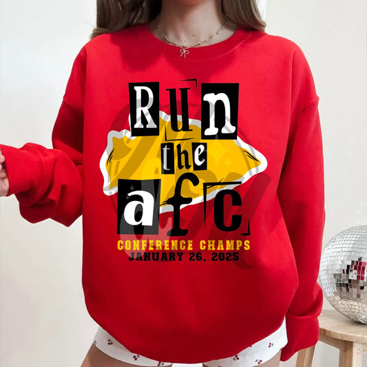 Chiefs Run The AFC Conference Champs Black