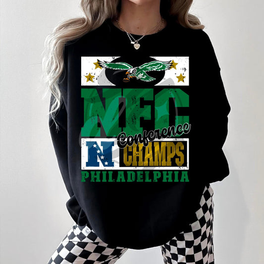 Eagles NFC Champs Throwback White