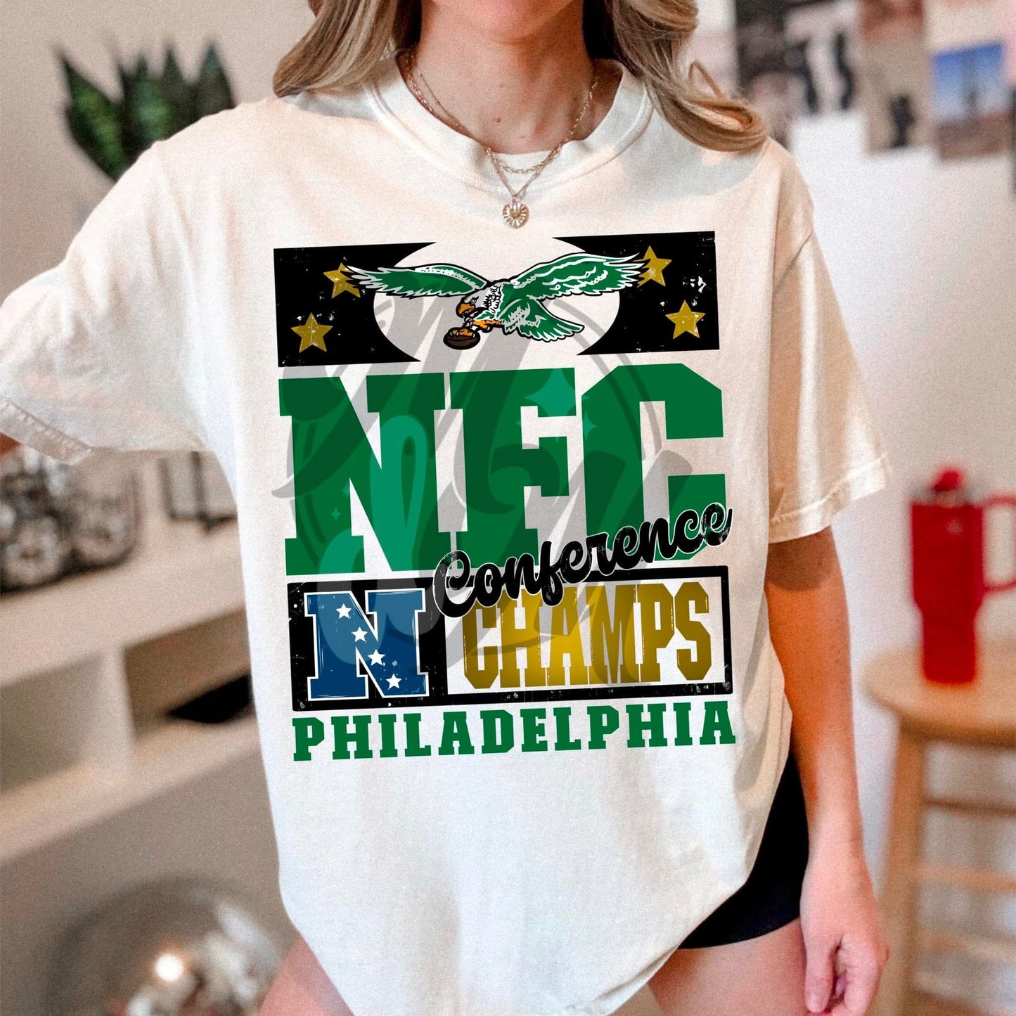 Eagles NFC Champs Throwback Black