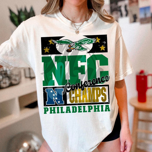 Eagles NFC Champs Throwback Black