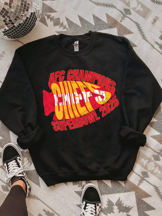 Chiefs Kingdom AFC Champions Super Bowl 2025