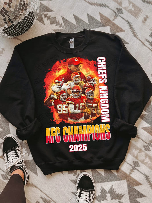 Chiefs Kingdom AFC Champions 2025 Players