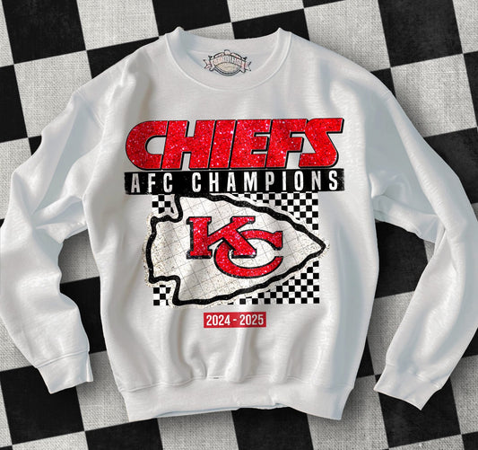 Chiefs AFC Champions Chiefs Kingdom Sparkles