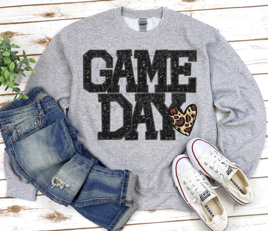 Game Day Faux Sequin
