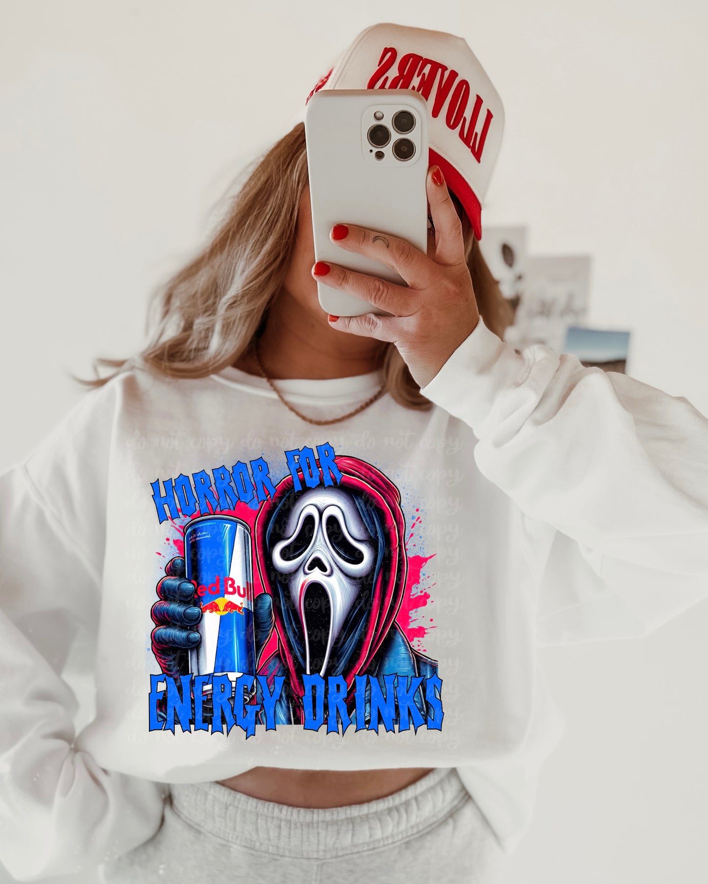 Horror For Energy Drinks-GHOSTFACE/REDBULL