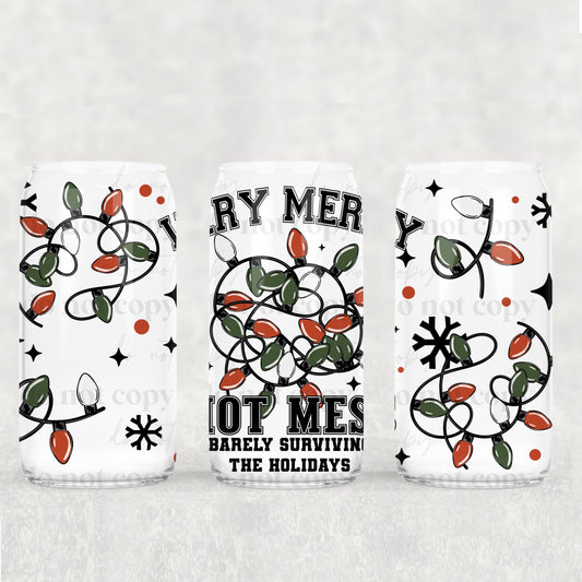 VERRY MERRY HOT MESS - UV Libby Wrap