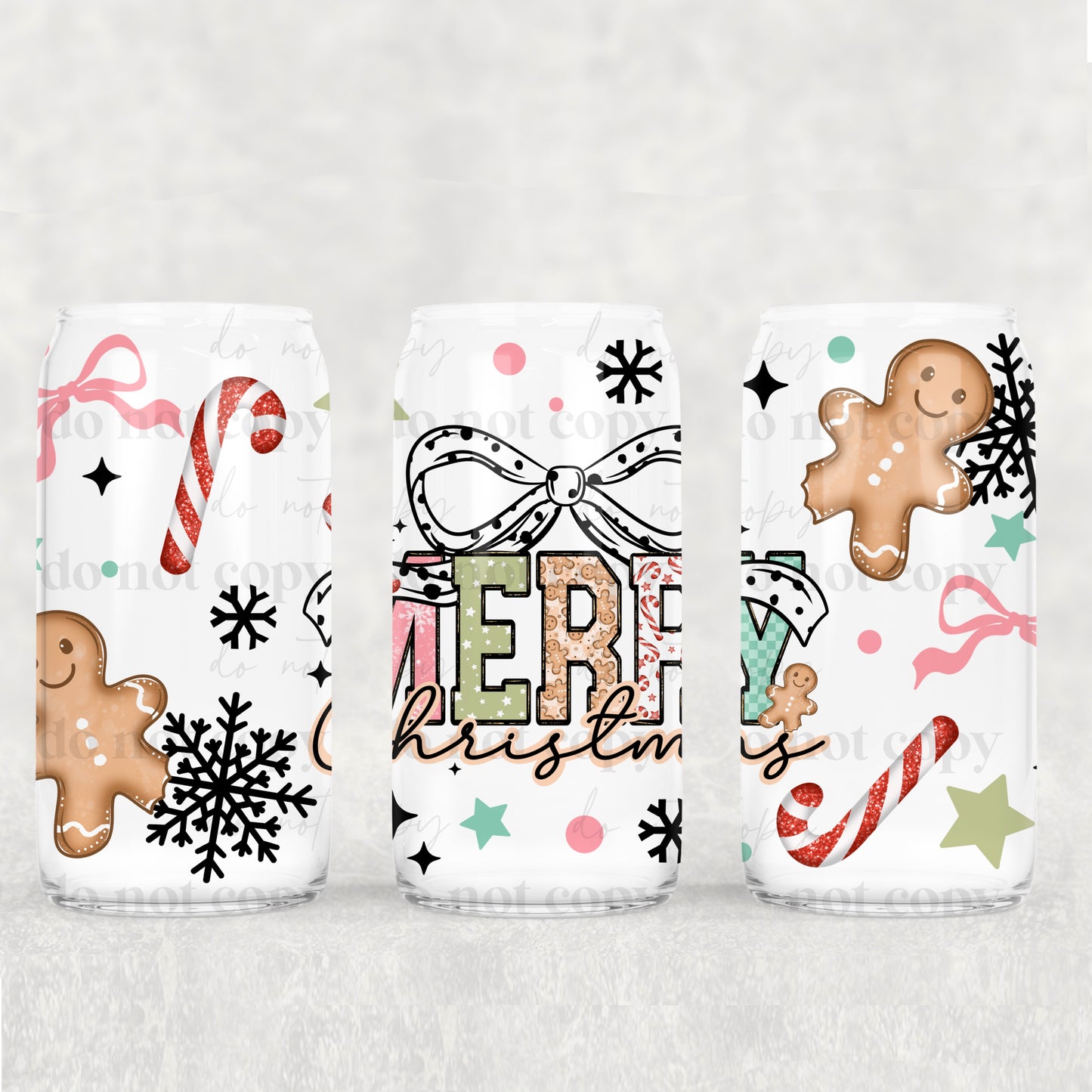 MERRY CHRISTMAS - UV Libby Wrap