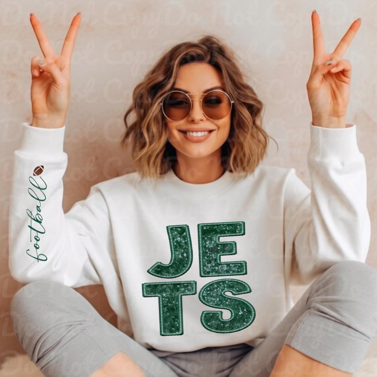 Football, green - sleeve