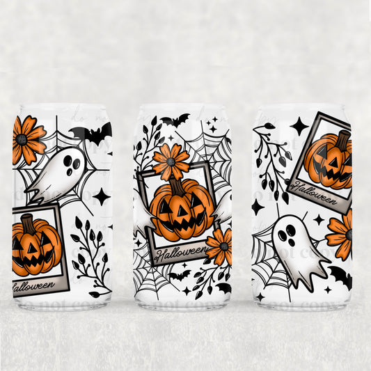 Pumpkin Ghost - UV Libby Wrap