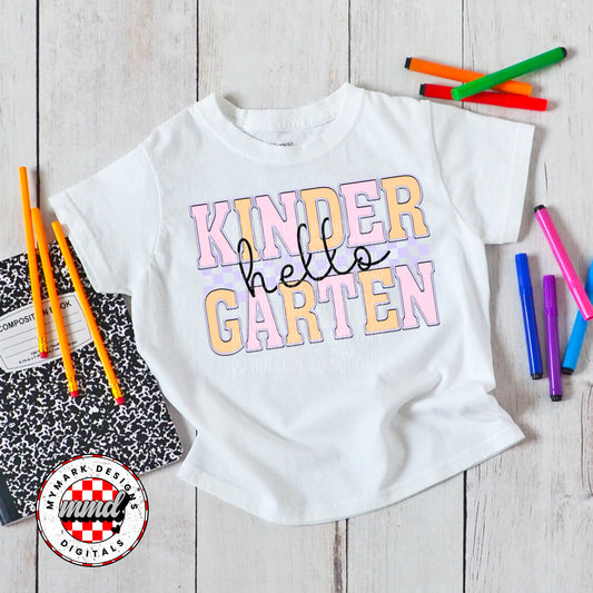 Hello Kindergarten (Pink)