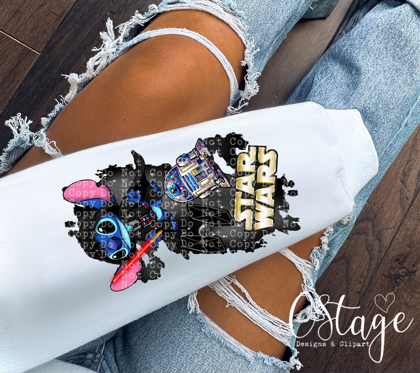 Blue Dog Star Wars Sleeve