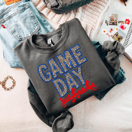 Game day, Jayhawks - cheetah print