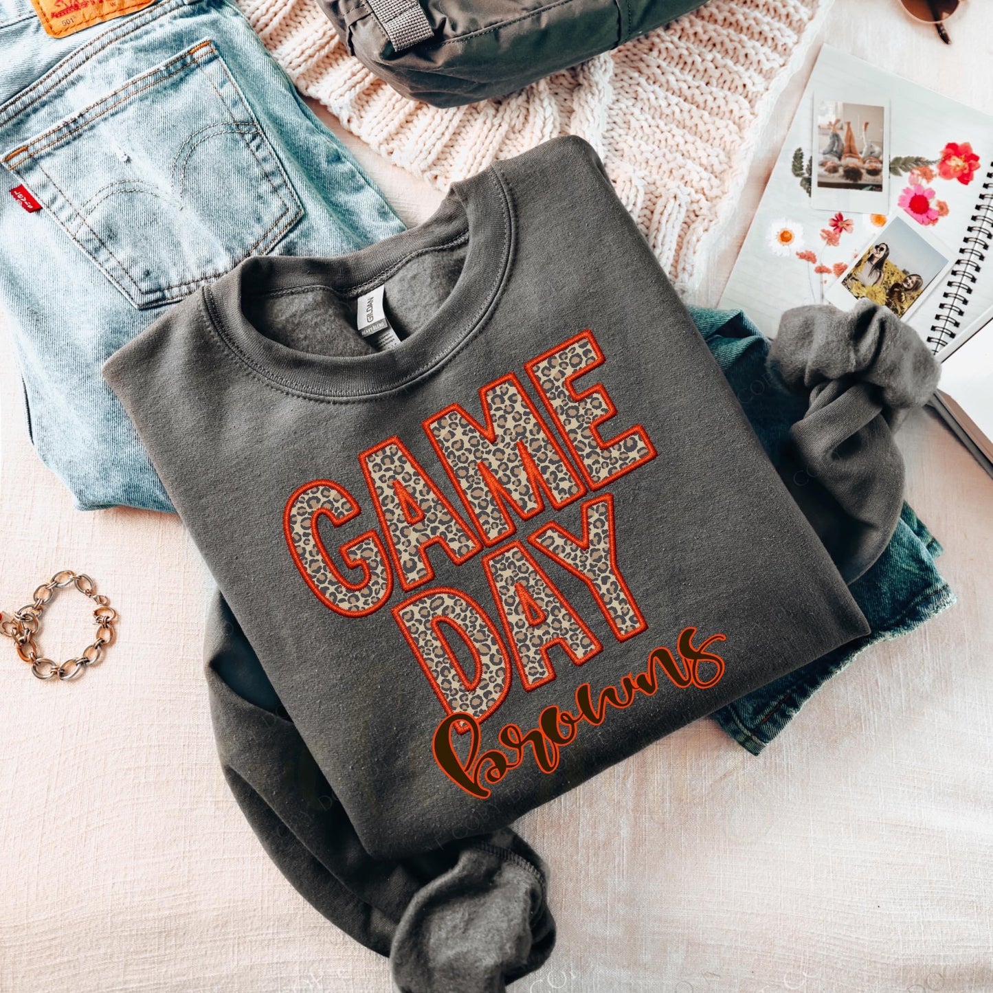 Game day, Browns - cheetah print
