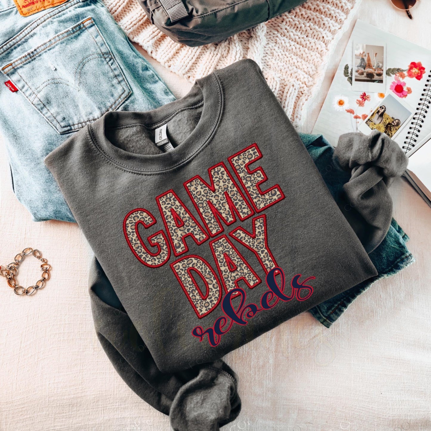 Game day, Rebels - cheetah print