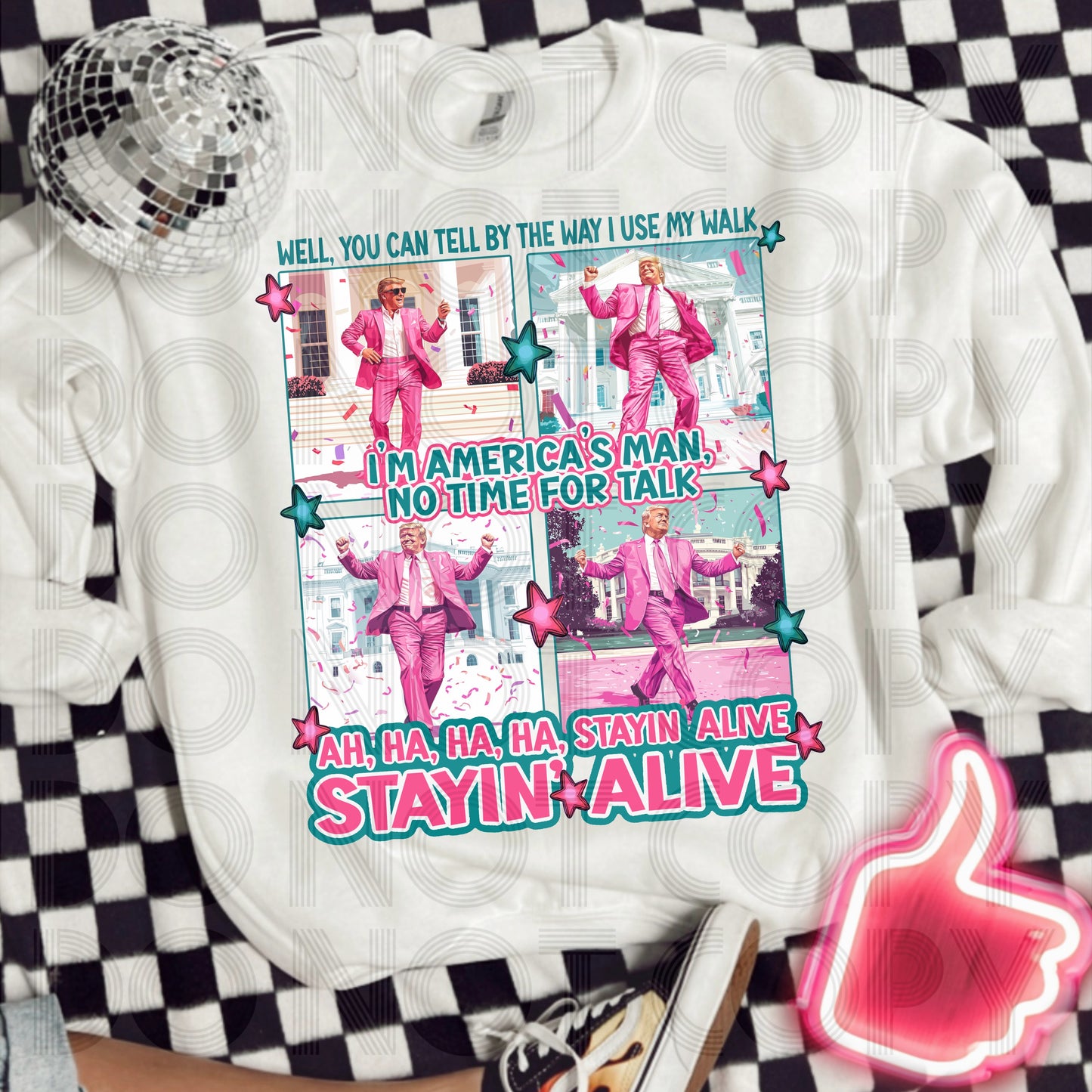 Well, you can tell by the way I use my walk