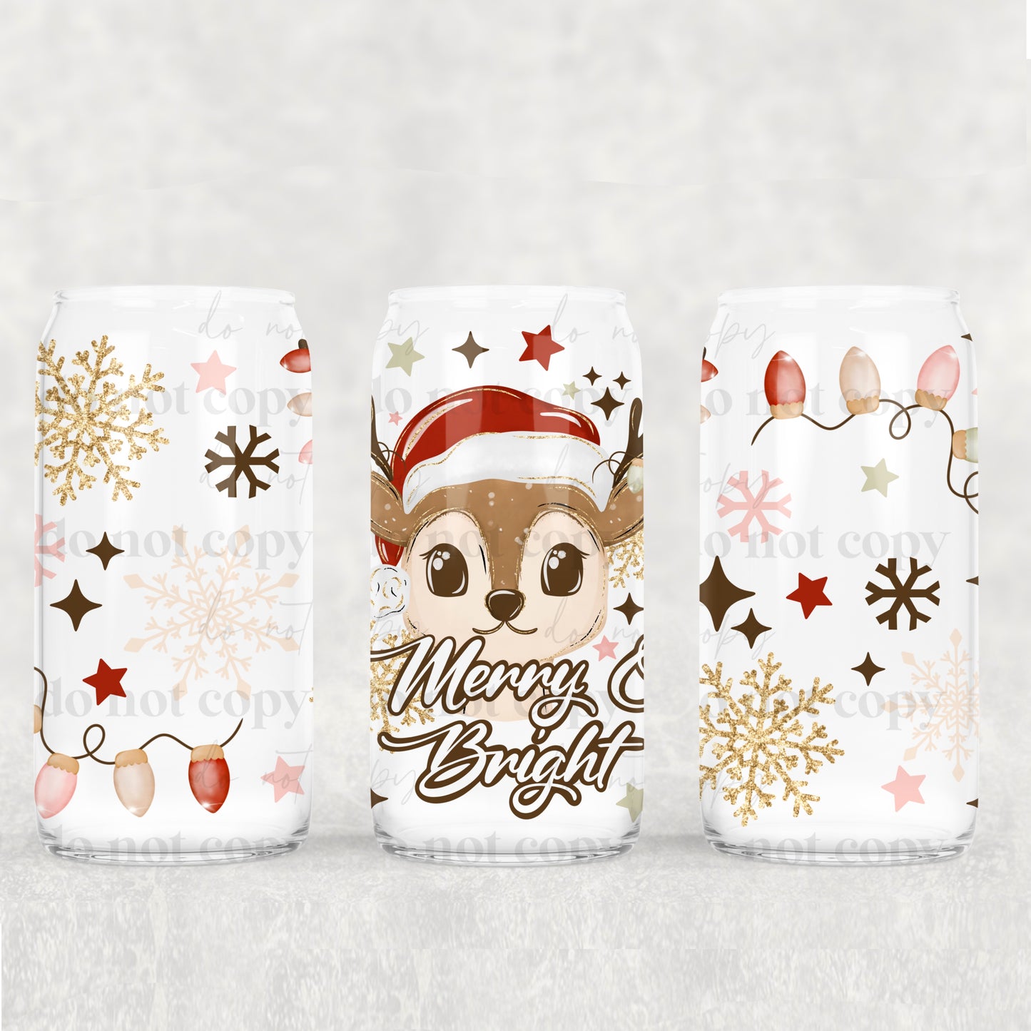 MERRY AND BRIGHT DEAR - UV Libby Wrap