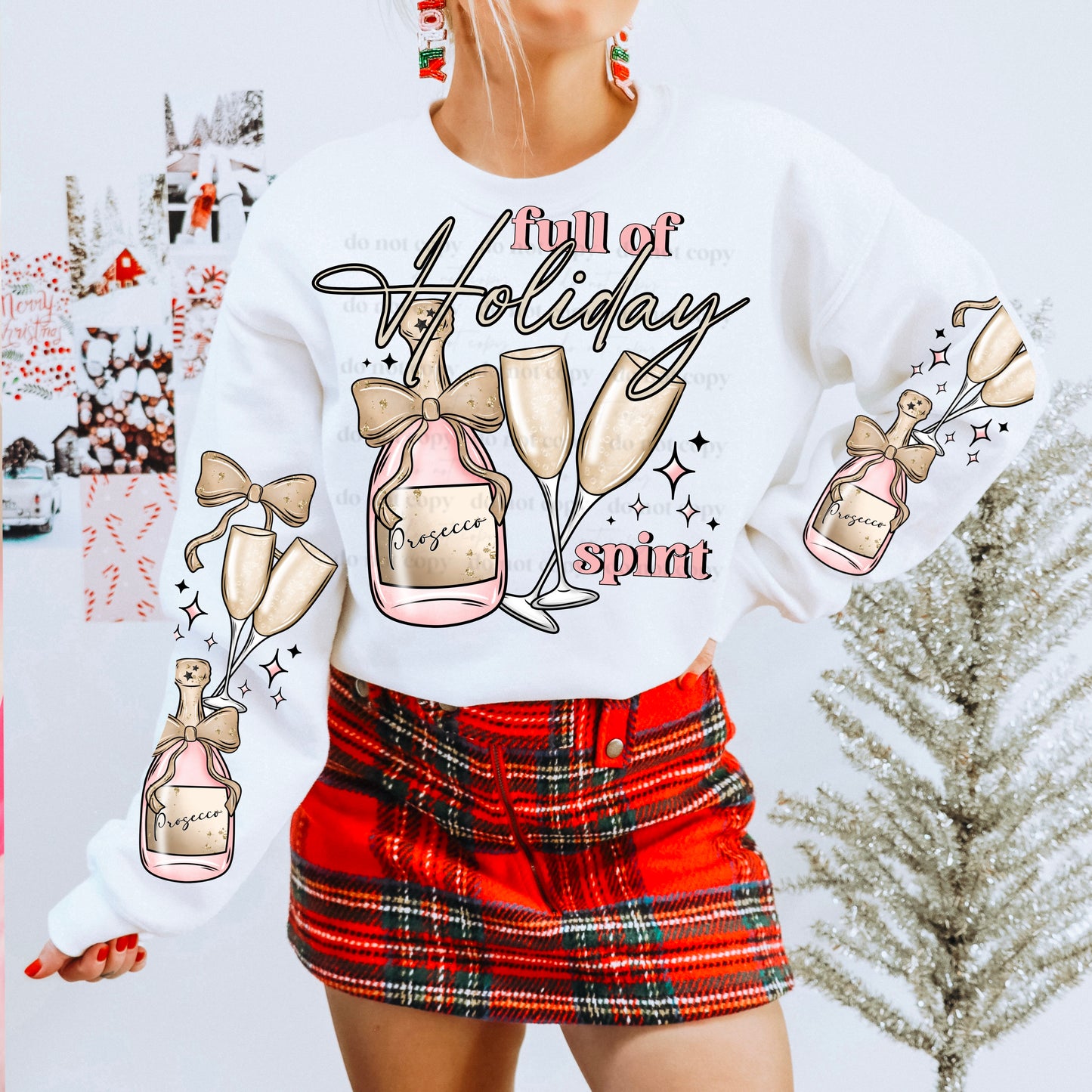Full of holiday spirit (sleeves)