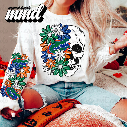 Floral Florida Gators - SLEEVE