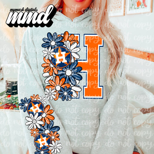 Floral Houston Astros - SLEEVE