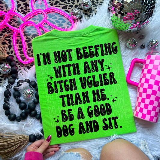 Be a Good Dog and Sit