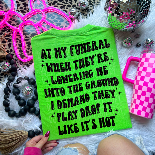 Drop it like it's hot