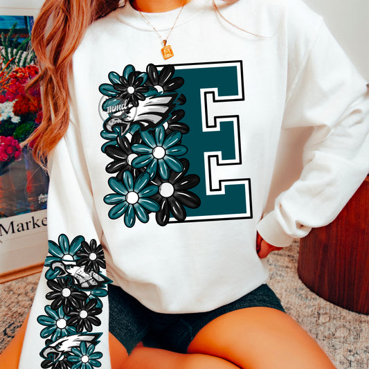 Floral Philly Eagles - SLEEVE