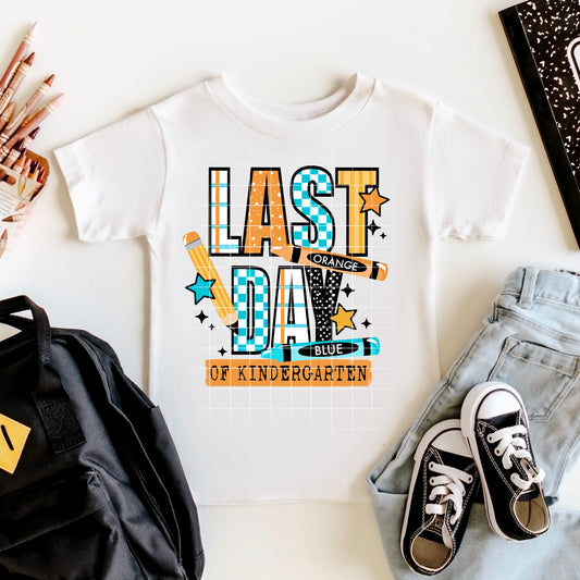 Last Day Of Kindergarten (blue)