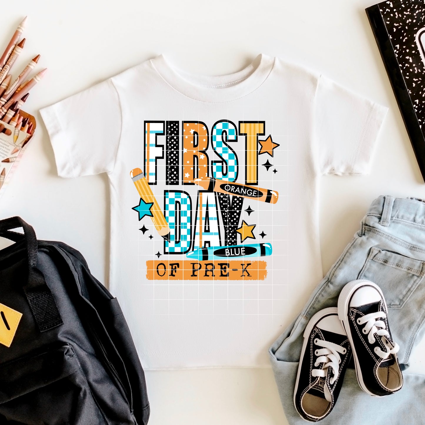 First Day Of Pre-K (blue)