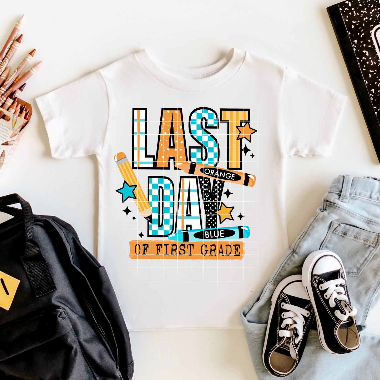 Last Day Of First Grade (blue)