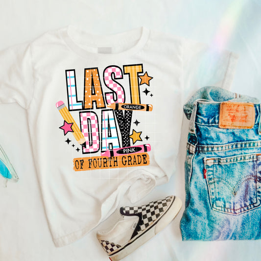 Last day Of Fourth Grade (pink)