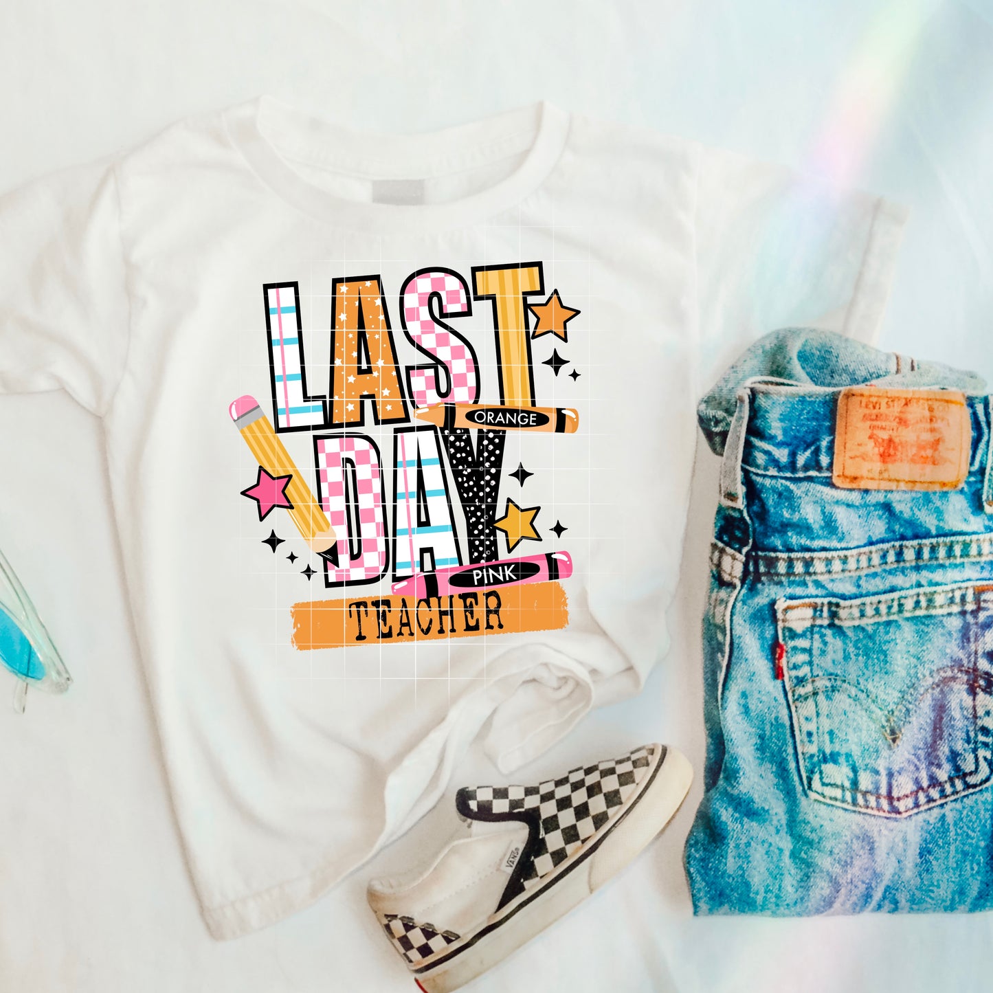 Last day Teacher (pink)