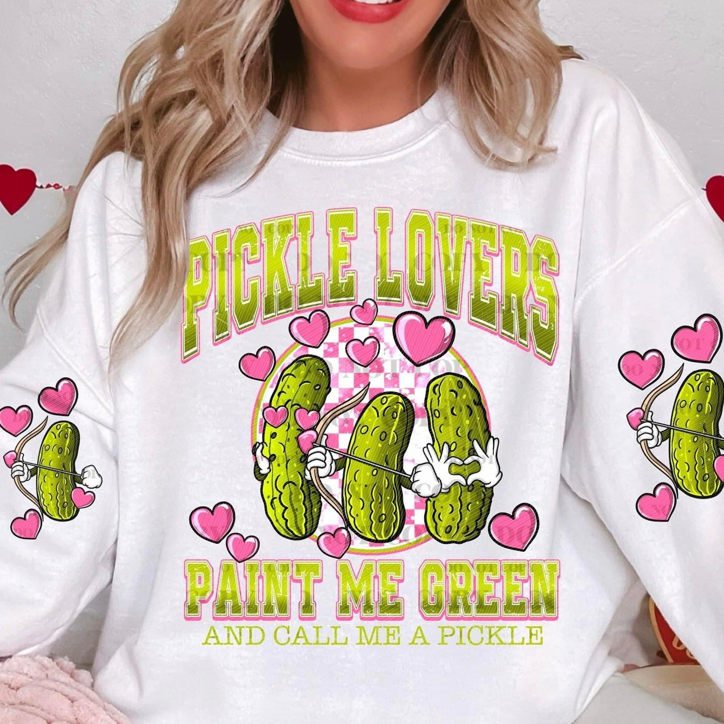 Pickle Lovers Paint Me Green SLEEVE-DTF Transfer