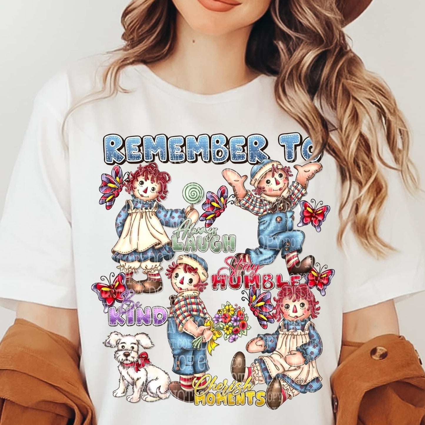 Remeber To Raggedy Ann/Andy FRONT-DTF Transfer