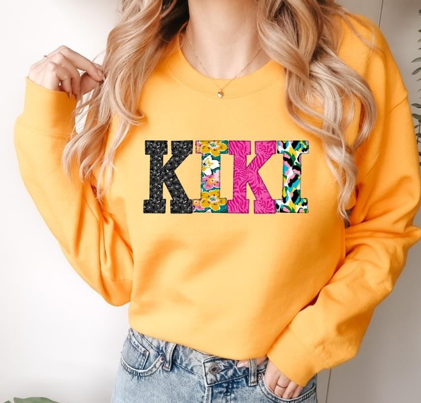 KIKI (Mixed Print Letters) - DTF Transfer