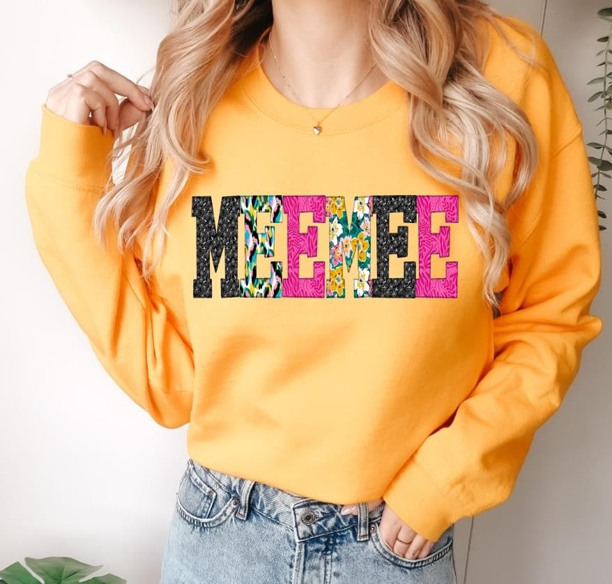 MEEMEE (Mixed Print Letters) - DTF Transfer